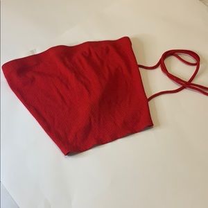 ✨5x$25✨Red Corset Crop Top